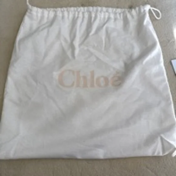 Chloe Marcie Medium Double Carry Satchel Bag in Grained Leather in Nut - Picture 15 of 15